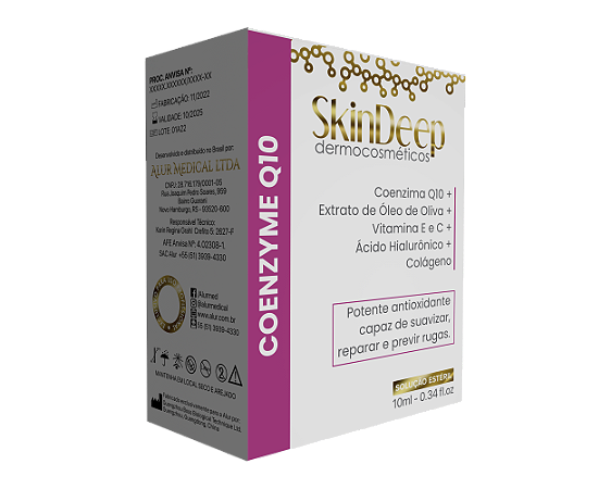 SkinDeep - Coenzyme Q10 - Serum Antioxidante 10ml - Alur Medical