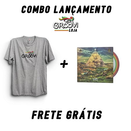Combo Lançamento - Camiseta + CD (FRETE GRÁTIS)