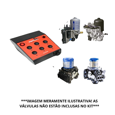 EQUIPAMENTO PARA TESTAR VÁLVULAS DE FREIO A AR - KIT APM E APS