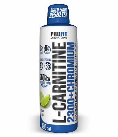 L-CARNITINE 2300 + CROMO 480ML - PROFIT LABS