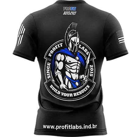 CAMISETA ESPARTANO PRETA - PROFIT