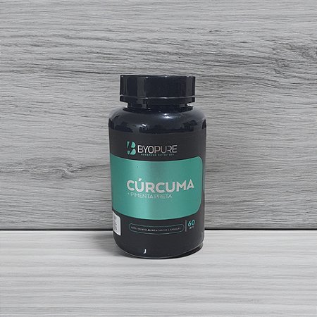 CURCUMA & PIMENTA PRETA 130MG 60 CAPS - BYOPURE