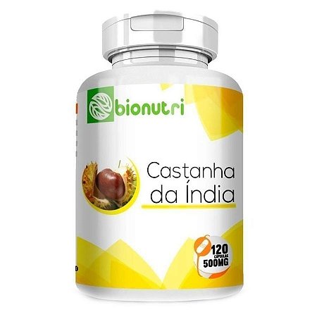 CASTANHA DA INDIA 500MG 120 CAPS - BIONUTRI