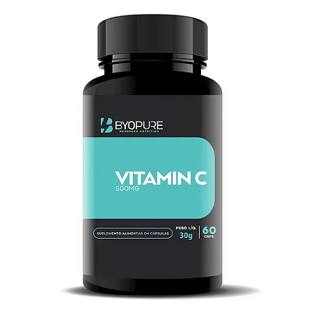 VITAMINA C 500MG 60 CAPS - BYOPURE