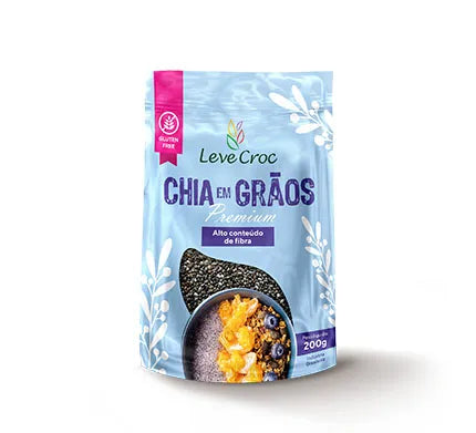 CHIA EM GRAOS S/ GLUTEN - LEVE CROC
