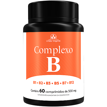 COMPLEXO B 500MG 60 CAPS - UNIAO VEGETAL