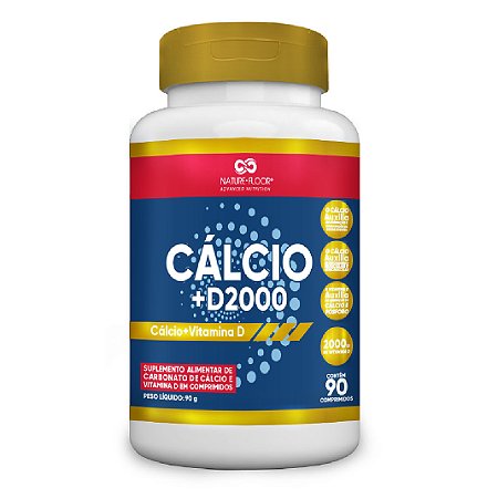 CALCIO + VIT. D 90 CAPS - NATURE FLOOR