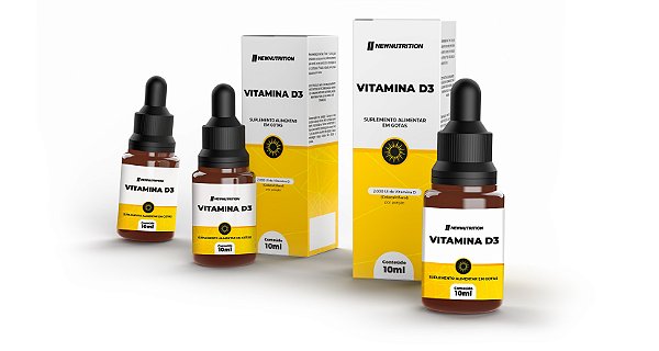 VITAMINA D 2000UI 10ML - NEW NUTRITION