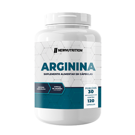 ARGININA 120 CAPS - NEW NUTRITION