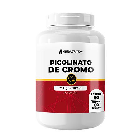 PICOLINATO DE CROMO 60 CAPS - NEW NUTRITION