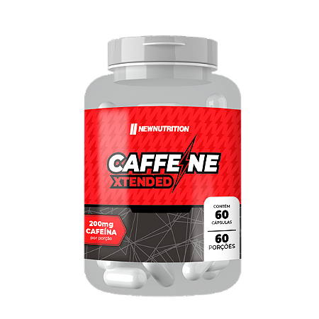 CAFEINA XTENDED 60 CAPS - NEW NUTRITION