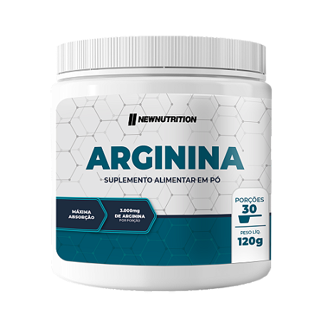 ARGININA 120G - NEW NUTRITION