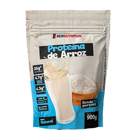 PROTEINA DO ARROZ 900G - NEW NUTRITION