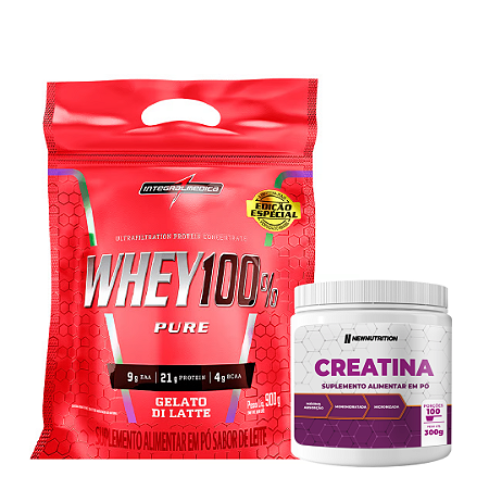 COMBO WHEY INTEGRALMEDICA + CREATINA NEW