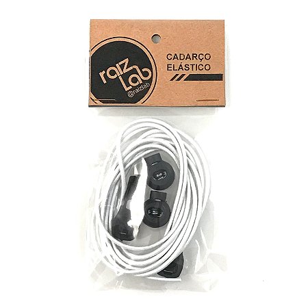 Cadarço Elástico Branco