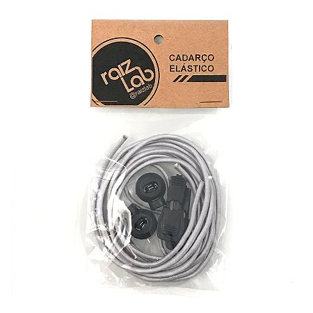 Cadarço Elástico Cinza