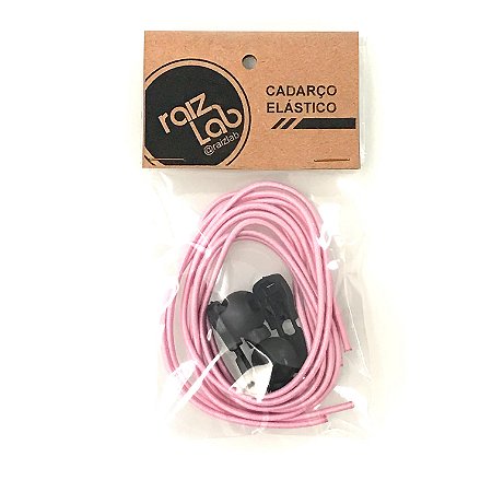 Cadarço Elástico Rosa
