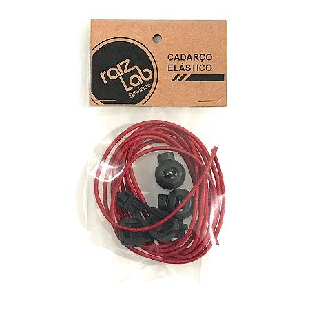 Cadarço Elástico Vermelho