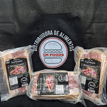 Bacon Fatiado SulMontti Pacote 1 Kg