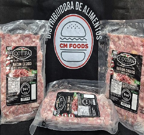 Bacon Coz em Cubos COTIPA Pct 1 Kg