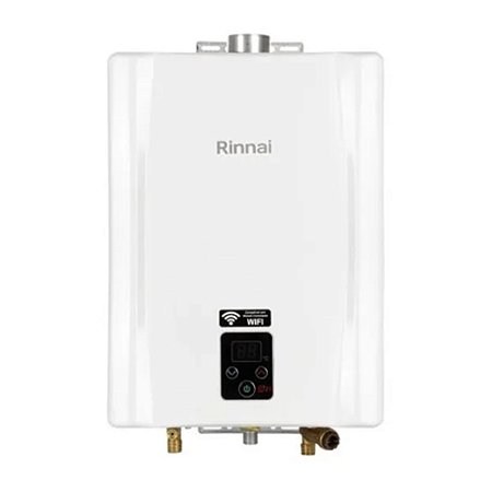 Aquecedor de água a gás 21 litros Rinnai GN Branco