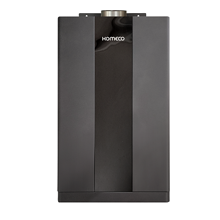 Aquecedor a gás black ou preto Komeco 21 litros GLP