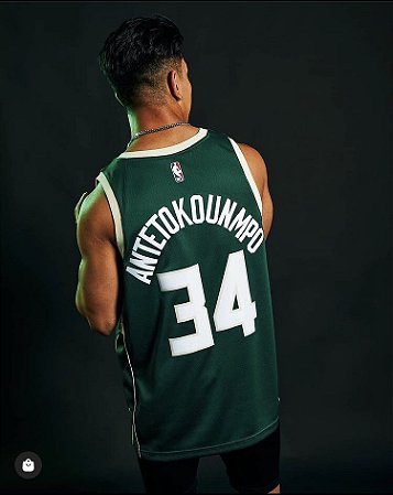 camisa milwaukee bucks nike