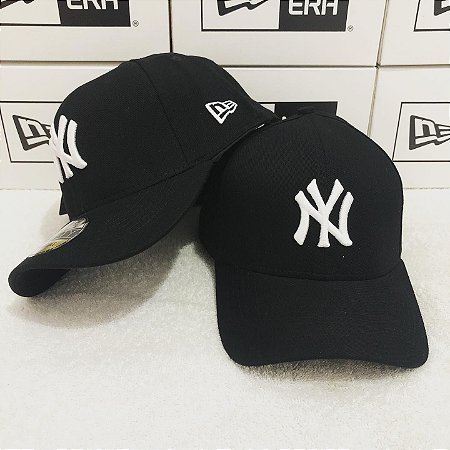 Boné New Era 940 Aba Curva Damage New York Yankees - Preto - galleryrock