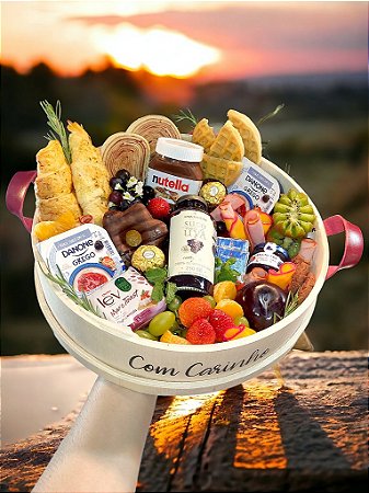 Box Alça de Couro Café da Manhã até 3 pessoas G