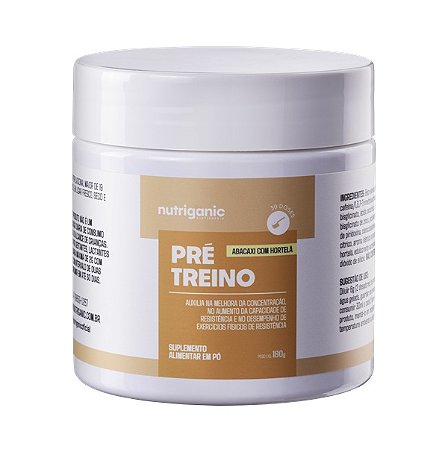 Pré-Treino 180g - Nutriganic Supplements
