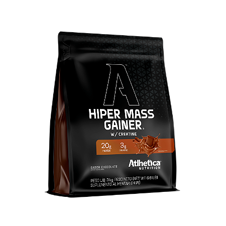 Hiper Mass Gainer 3kg Sabor Chocolate - Atlhetica Nutrition