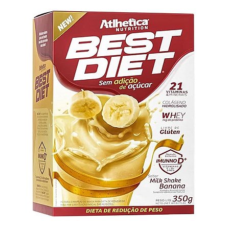 Best Diet Milk Shake 350g - Atlhetica Nutrition