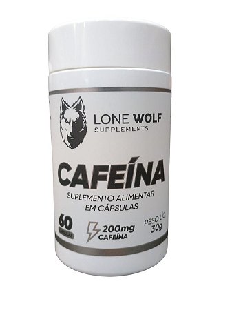 Cafeína 60 caps - Lone Wolf Supplements
