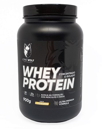 Whey Protein Concentrado e Isolado 900g - Lone Wolf Supplements
