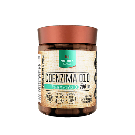 Coenzima Q10 200mg 60 Cápsulas - Nutrify