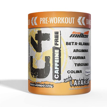 C4 Caffeine Free com Colina 220g - New Millen