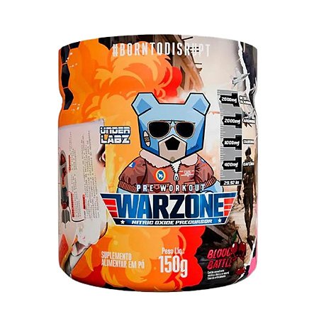 Warzone Pré-treino 150g – Under Labz