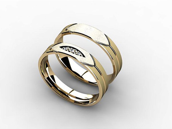 Par de Alianças Honolulu