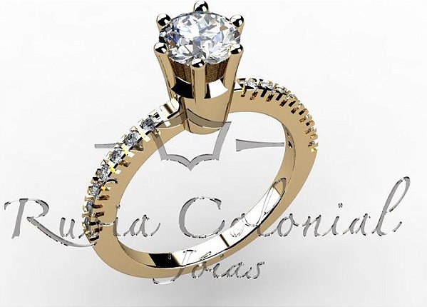 Anel Solitário Dreams