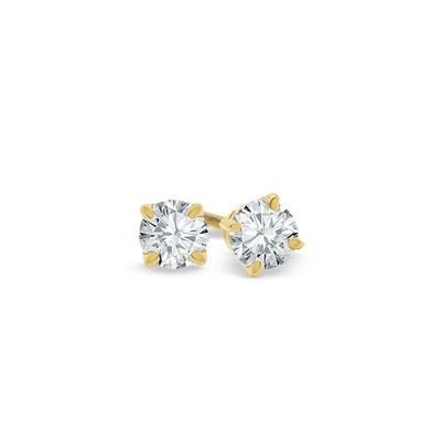 Brinco Solitário 0,2ct