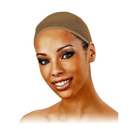 Touca Wig Cap BEGE  - Para Perucas Full Lace Front Lace 2pçs