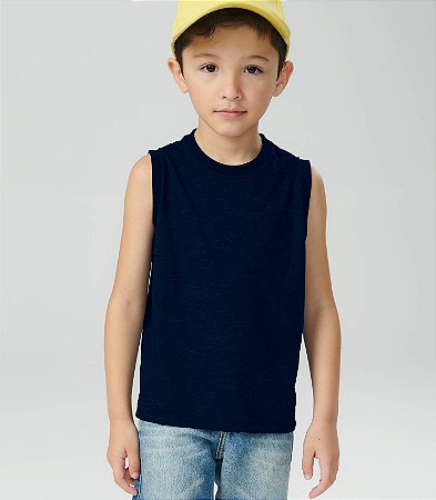 Camiseta Regata Masculina infantil Lisa Rovitex 4 ao 10 - Nina - A melhor  da moda do mundo infantil
