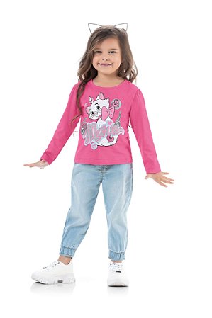 camiseta manga longa infantil marie - Nina - A melhor da moda do mundo  infantil