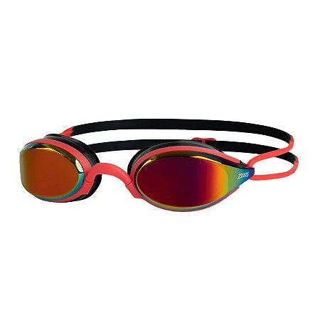 Oculos de Natacao Zoggs Fusion Air Lente Titanium - Vermelho