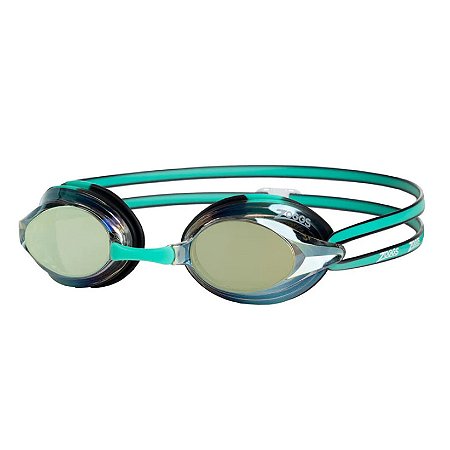 Oculos de Natacao Zoggs Racer Lente Titanium - Verde