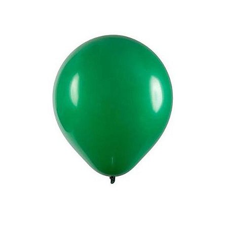 Balão Liso N°9 Happy Day C/50 Unidades Verde
