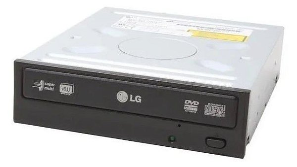 GRAVADOR DE CD/DVD LG SATA PRETO USADO