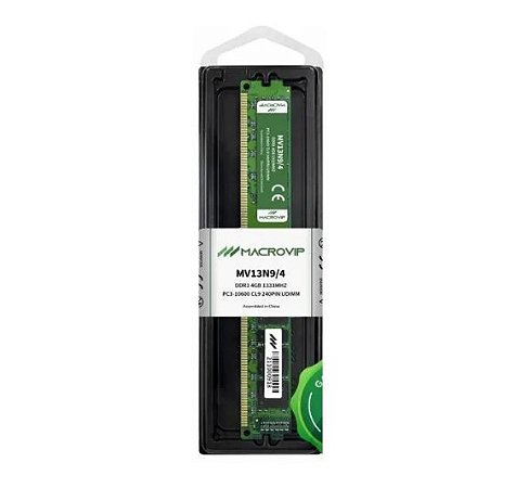 MEMÓRIA 4 GB. MACROVIP DDR3 / 1333 MHZ