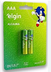 PILHA ELGIN ALCALINA AAA C/ 2
