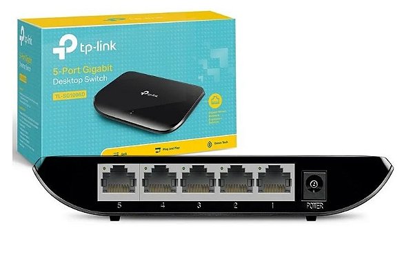 SWITCH TP-LINK 5 PORTAS TL-SG1005D GIGABIT